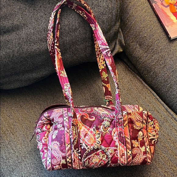 Vera Bradley Women's Burgundy  Travel Bag - Picture 10 of 13